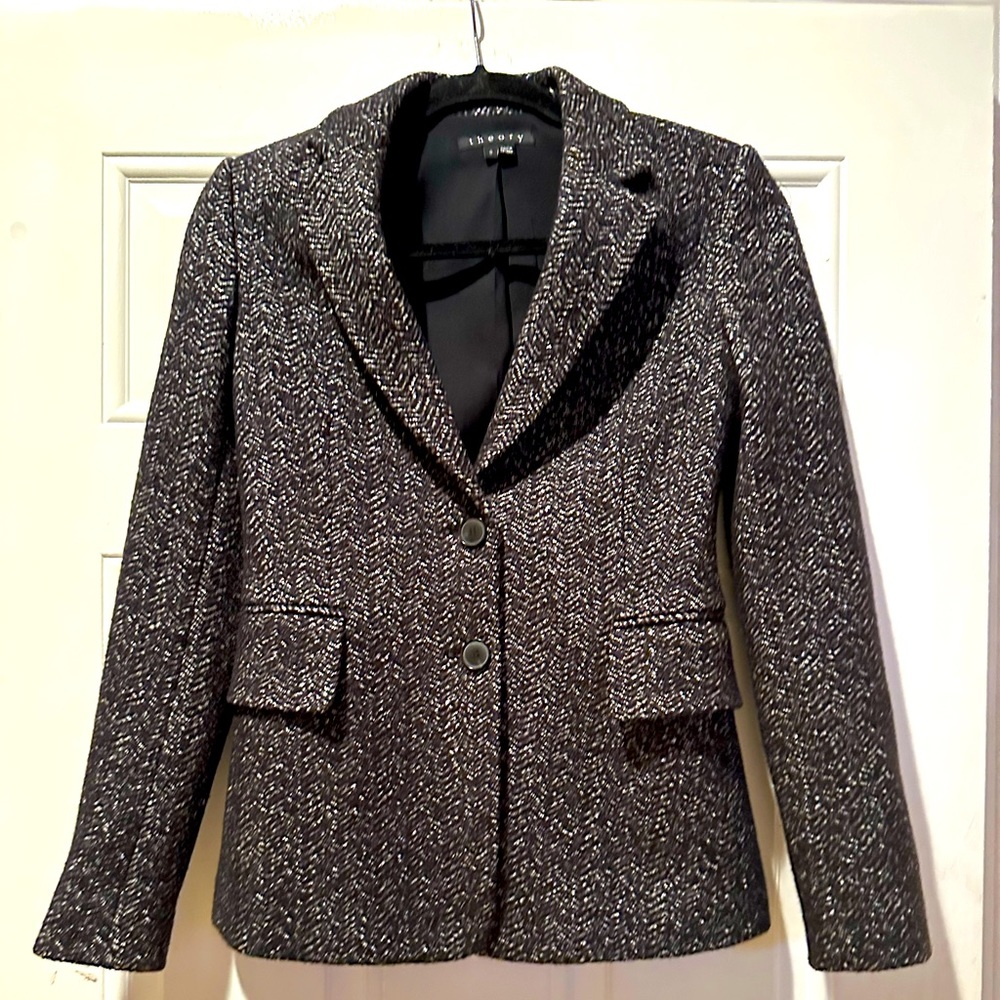 Theory Wool Blend Jacket Size 0 New